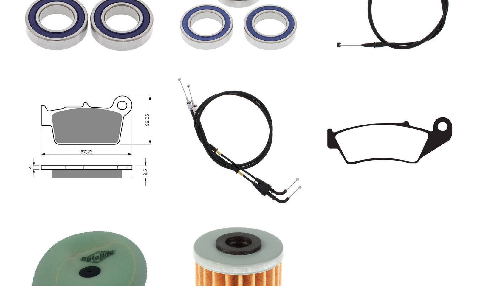 Offroad Refurb Kit - Kawasaki KX250F '11-'12