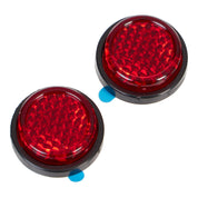 Whites Reflectors - Round - 22mm - Pair