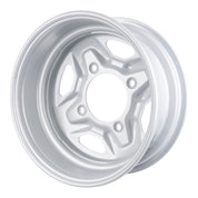 Whites ATV/UTV Steel Rim 14x6 Polaris Front 4/156 +40.2 - Silver