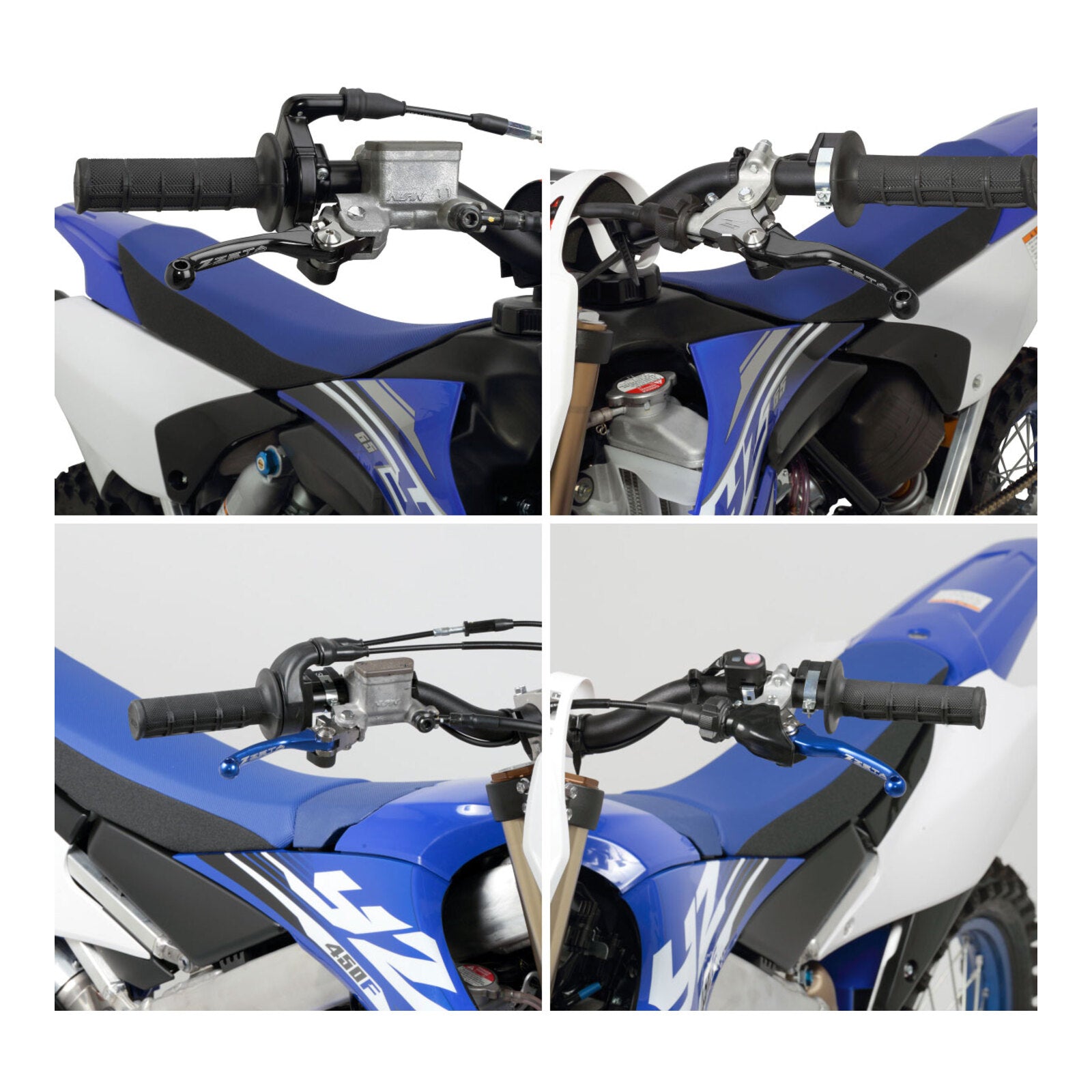 Zeta Pivot Lever Set FP - Kawasaki KX450F ('24-) - Black