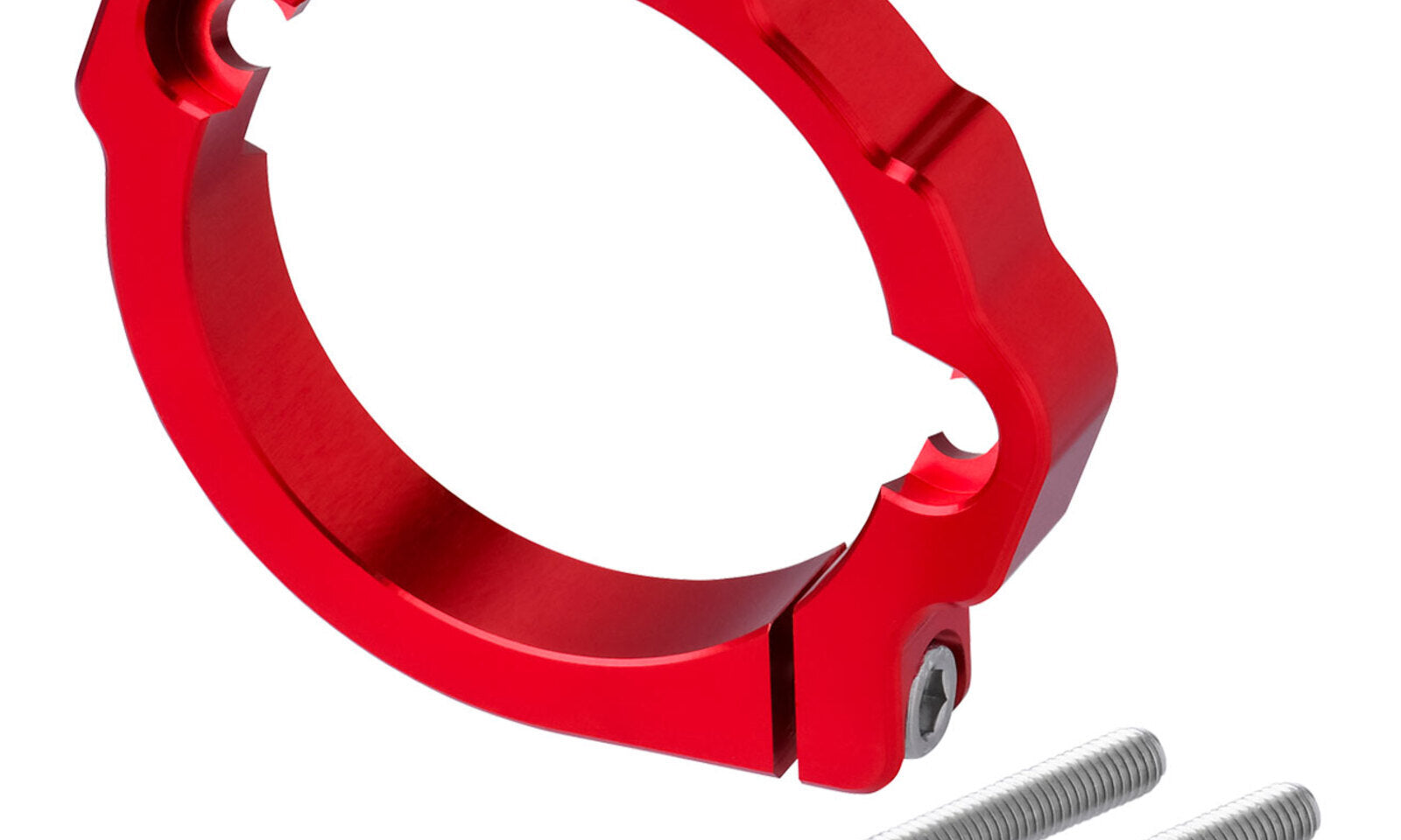 Zeta Exhaust Flange Guard KTM Husqvarna GasGas 2-Stroke - Red