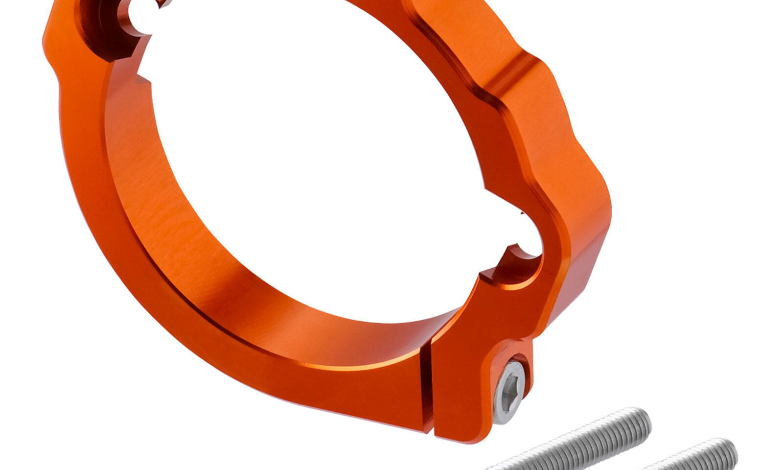 Zeta Exhaust Flange Guard KTM Husqvarna GasGas 2-Stroke - Orange