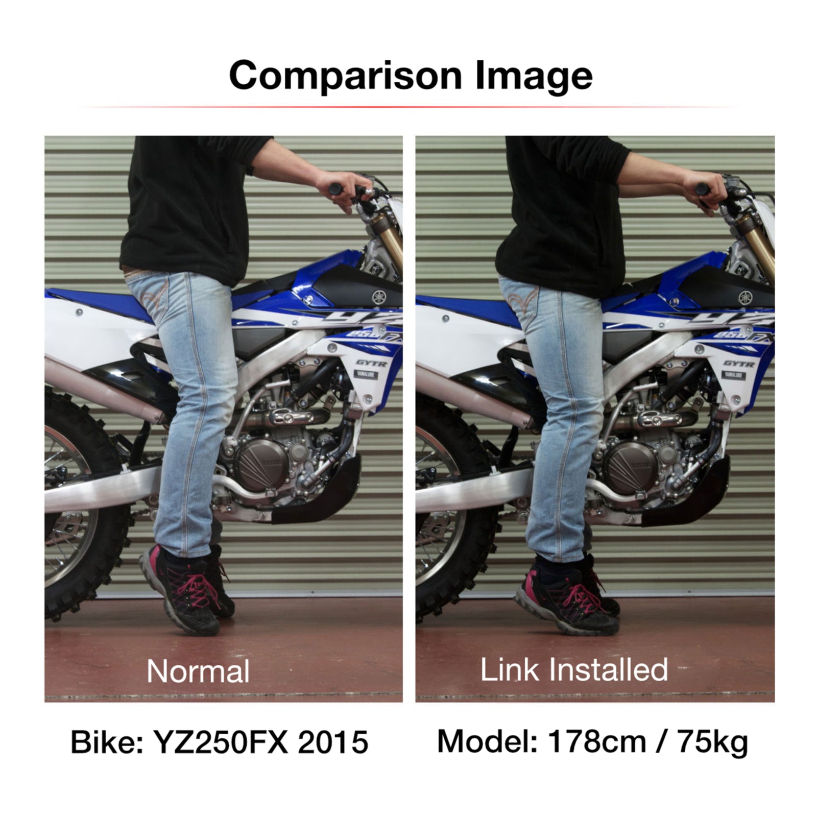 Zeta RSL-LowDown -20mm YZ125 '06-, YZ250 '06-, YZ125X '17-, YZ250X