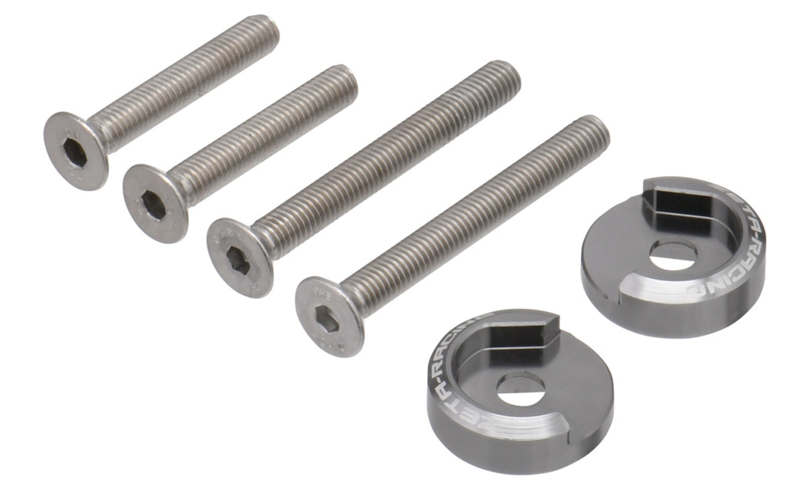 Zeta Armor Handguard Optional Bar End Plugs - Titanium Colour
