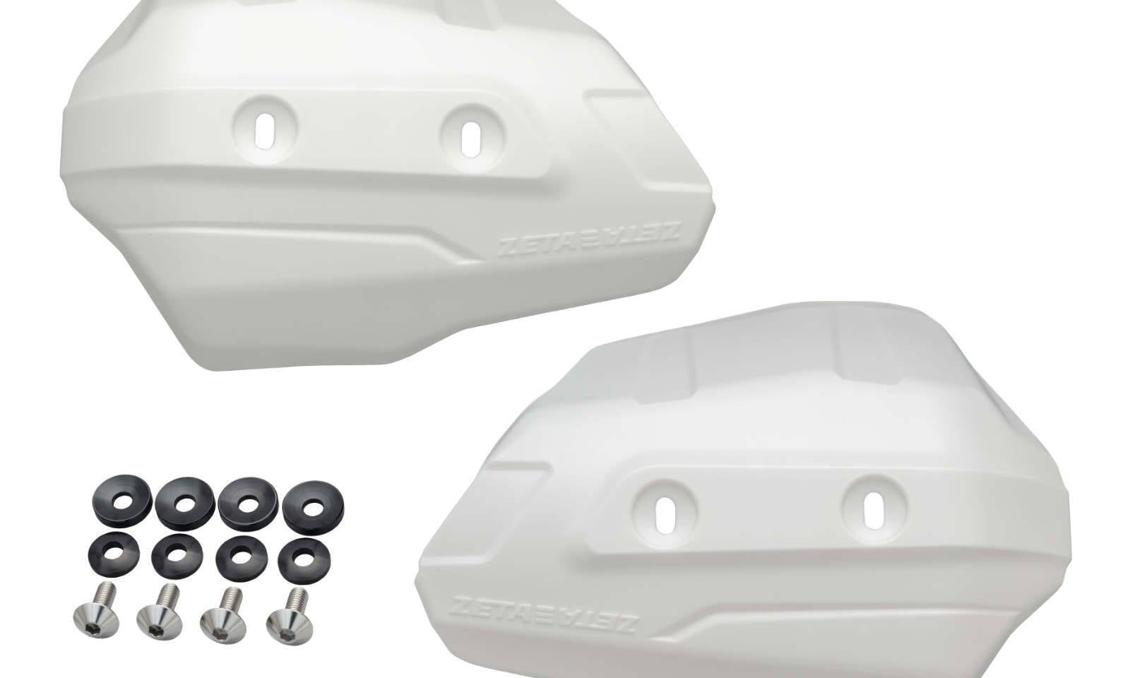 Zeta Adventure Armor Scudo Protectors - White