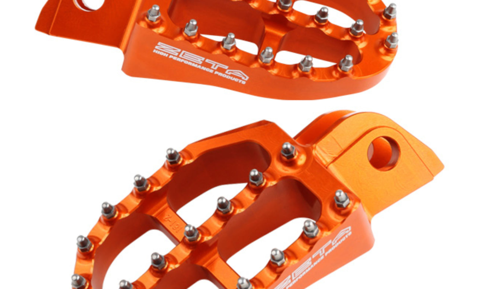 Zeta Aluminium Footpegs KTM SX -'15 - Orange
