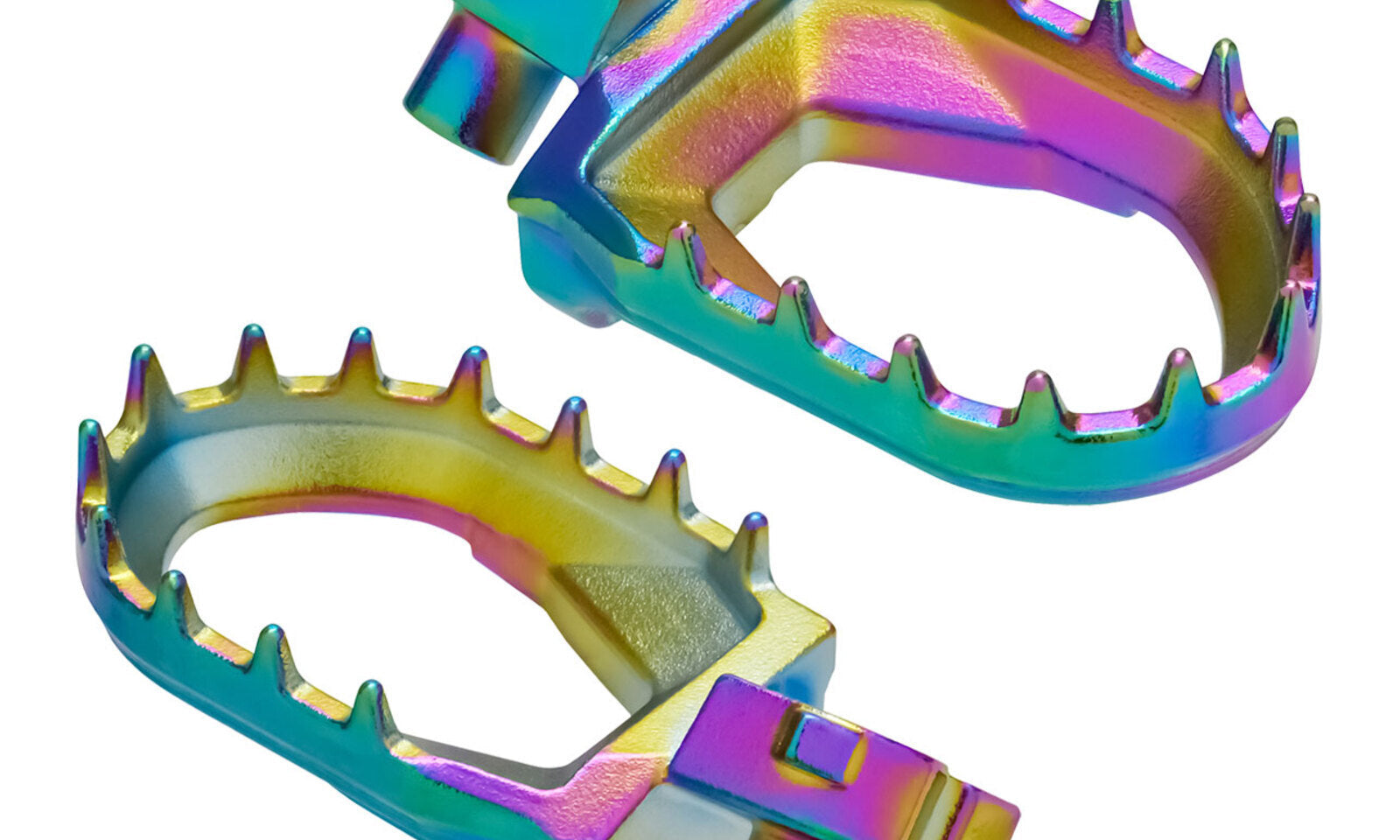 Zeta Max Foot Pegs 2-Stroke Yamaha YZ - Oil Slick