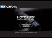 Oxford Hot Grips for Cruisers (1 Inch Bars) Chrome Switch