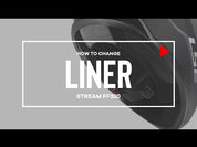 LS2 FF320 Stream Evo Loop Helmet - Black / Red