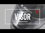 LS2 FF320 Stream Evo Loop Helmet - Black / Red