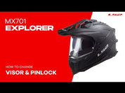 LS2 MX701C Explorer Carbon Frontier - Blue / Black 06