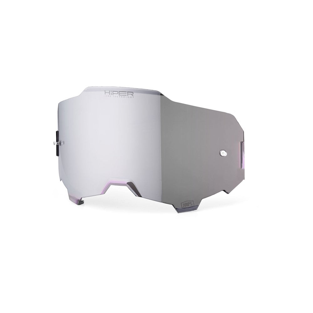 100% Armega Goggle Lens Silver