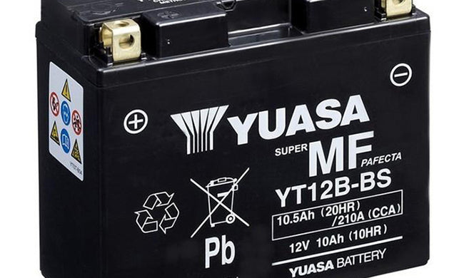 YUASA YT12BBS Factory Activated