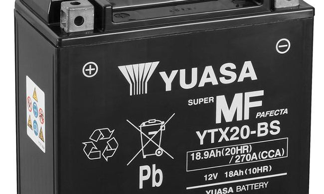 YUASA YTX20BS - Factory Activated