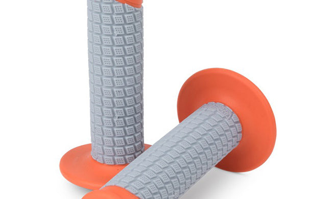 Clamp On Grip - Pillow Top - Orange Grey
