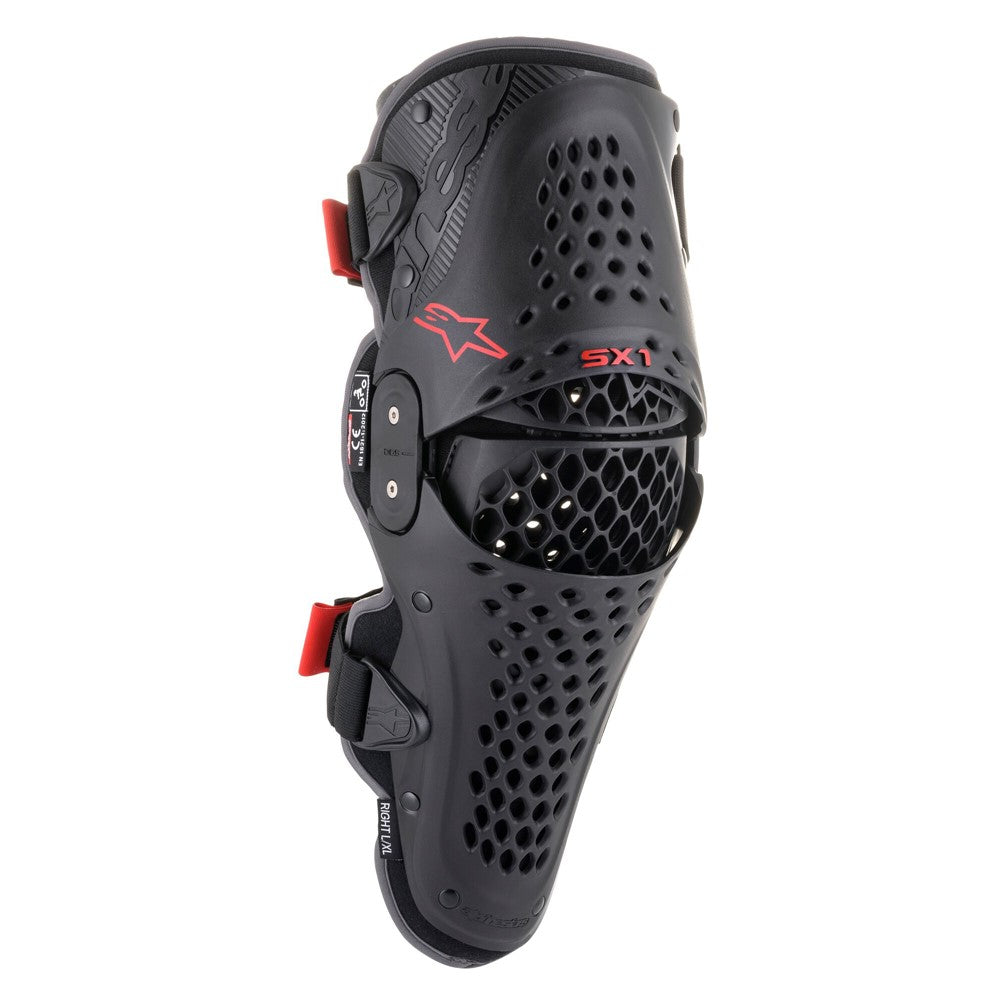 Alpinestars SX-1 v2 Knee Guards Black/Red