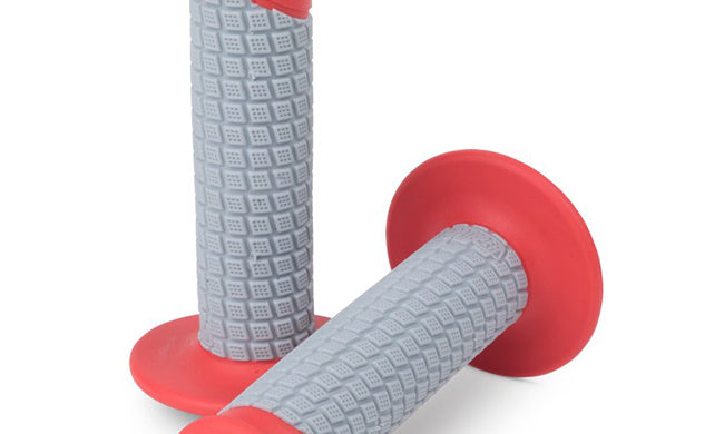 Clamp On Grip - Pillow Top - Red Grey