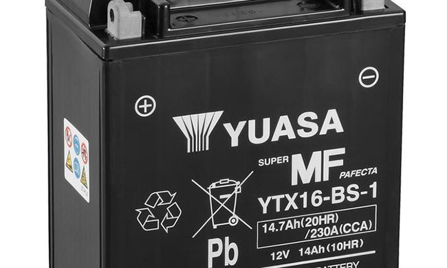 YUASA YTX16BS1 - Factory Activated
