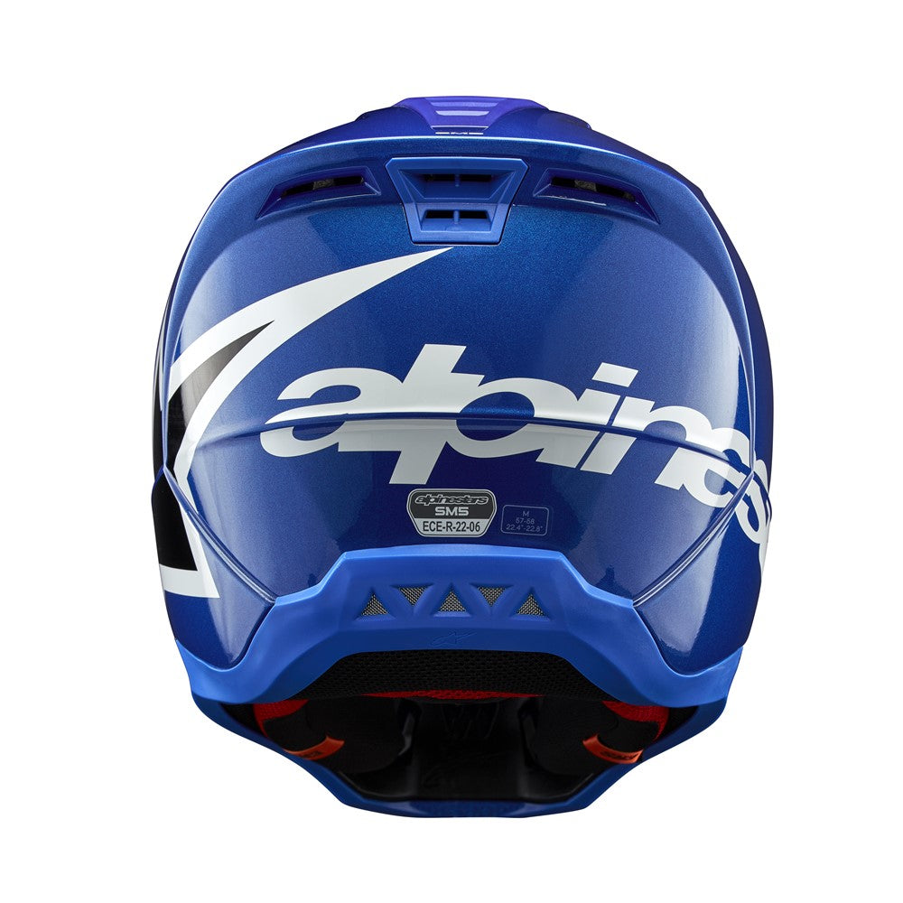 Alpinestars S-M5 Corp Helmet Blue Gloss